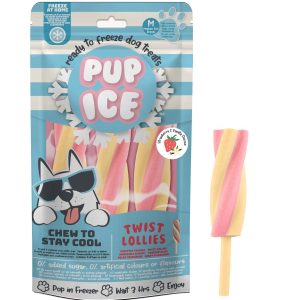 PUP ICE 3 TWIST FRESA&VAINILLA 102gr