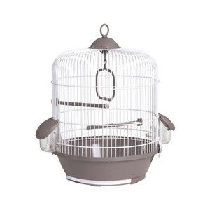 VOLTREGA JAULA PAJARO 716 BLANCA GRIS
