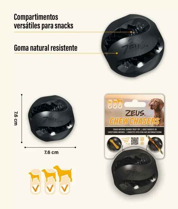 Zeus ChewChasers Pelota, Ø7,5cm - Imagen 2