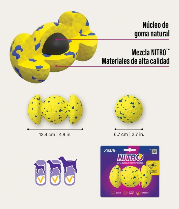 Zeus Nitro™ Bola Grip Lastrada , 12,4cm - Imagen 2