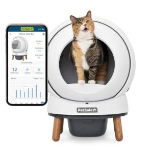 Arenero con autolimpieza ScoopFree SmartSpin™
