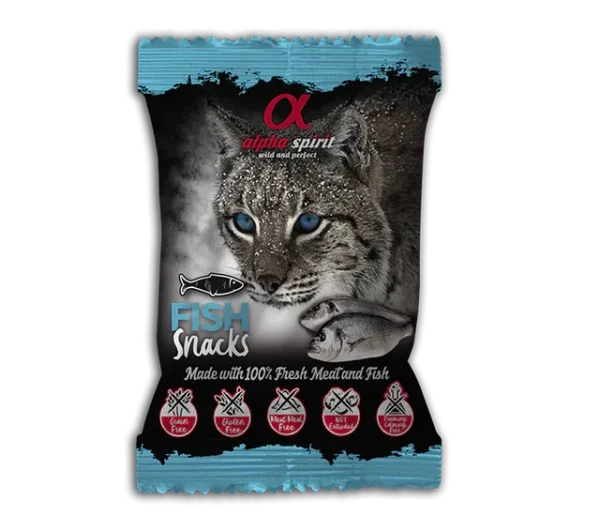Alpha Spirit Snack de PESCADO - gato - 50gr