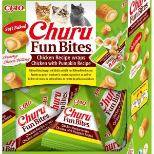 Churu CAT Fun Bites receta de pollo con calabaza