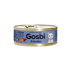 FRESKO CAT TUNA WITH SHRIMP AND ZUCCHINI STERILIZED 70 gr
