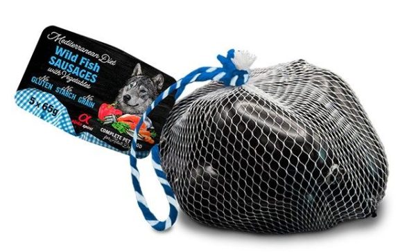 ALPHA SPIRIT  Salchicha Mediterranean Diet - Wild Fish 5x65g