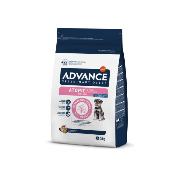 VETERINARY DIETS - ATOPIC TRUCHA MINI 3KG