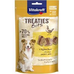 VITAKRAFT TREATIES BITS POLLO BACON 120GR