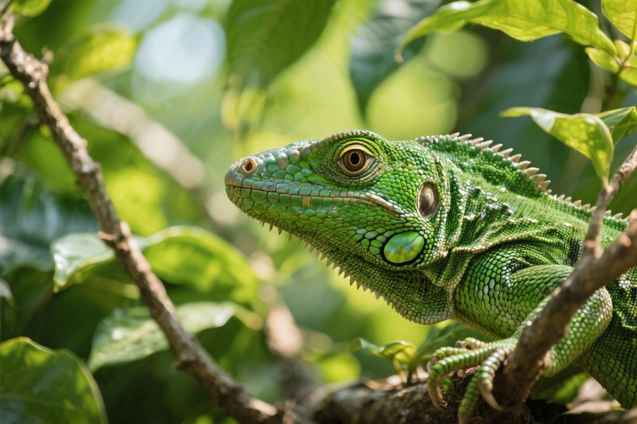 La iguana verde (Iguana iguana): una mascota intrigante