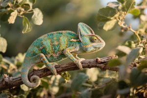 El camaleón de Yemen (Chamaeleo calyptratus): Un reptil fascinante