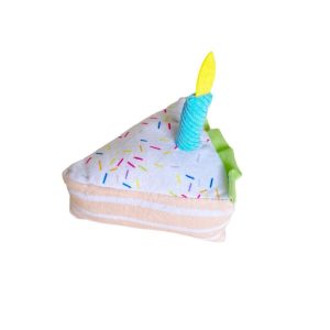 JUGUETE PERRO PELUCHE TROZO PASTEL SONIDO 13CM PT13TP