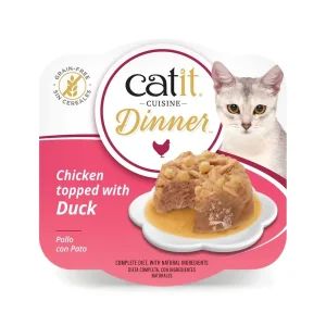 Catit Cuisine Dinner Pollo con Pato, 75gr
