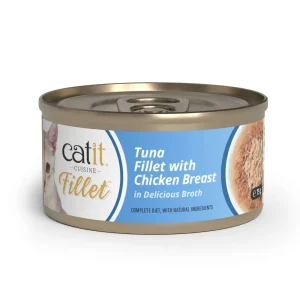 Catit Cuisine Fillet Atún Con Pollo en Caldo 75gr