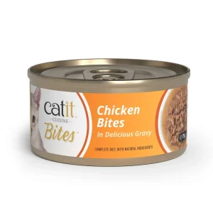 Catit Cuisine Trocitos en salsa de Pollo, 75gr