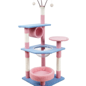 RASCADOR GATO FORRO POLAR C 137x50x50cm