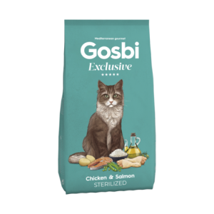 GOSBI EXCLUSIVE CAT CHICKEN & SALMON STERILIZED 1,5 Kg