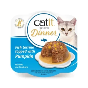 Catit Cuisine Dinner Pescado con Calabaza, 75g