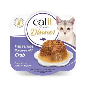 Catit Cuisine Dinner Pescado con Sabor a Cangrejo, 75gr