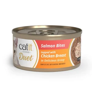 Catit Cuisine Duet Salmón con Pollo, 75gr