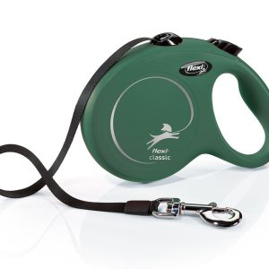 FLEXI CLASSIC, L, CINTA, 5m, HASTA 50KG, VERDE MILITAR
