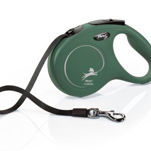 FLEXI CLASSIC, M, CINTA, 5m, HASTA 25KG, VERDE MILITAR