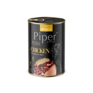 PIPER PURE CHICKEN WITH BROWN RICE 400 gr