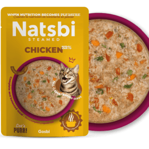 NATSBI CAT STEAMED CHICKEN 80 gr