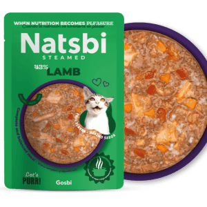 NATSBI CAT STEAMED CHICKEN 80 NATSBI CAT STEAMED LAMB 80 gr