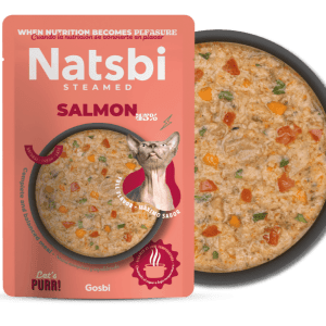 NATSBI CAT STEAMED SALMON 80 gr