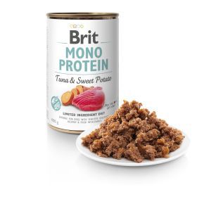 BRIT MONO PROTEIN CON ATÚN Y BONIATO 400gr