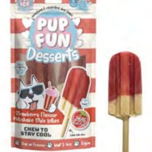 PUP FUN 2 MILKSHAKE FRESA CON FRUTA 60gr
