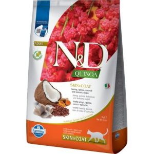 N&D CAT QUINOA SKIN & COAT ARENQUE ADULT 5KG