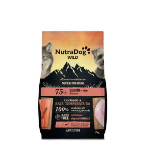 NutraDog Wild Salmón+pavo 2kg