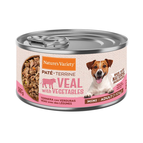NATURE´S VARIETY DOG PATÉ MINI TERNERA PARA ADULTOS 200gr