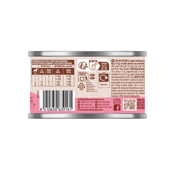 NATURE´S VARIETY DOG PATÉ MINI TERNERA PARA ADULTOS 200gr - Imagen 2